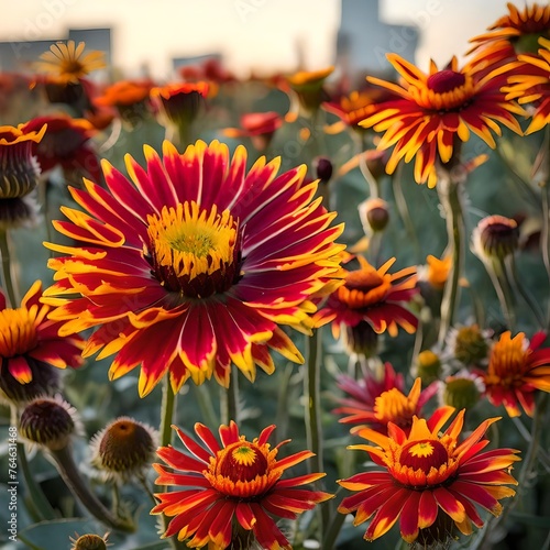 yellow and red flower