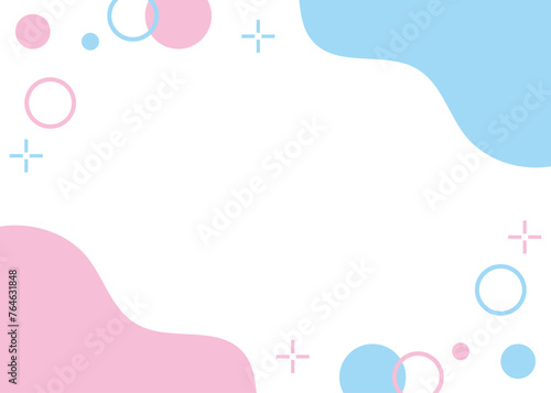 幾何学　かわいい　フレーム