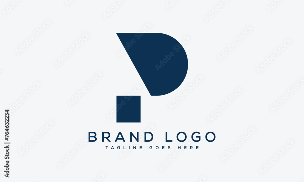 letter P logo design vector template design for brand. letter P logo design vector template design for brand.