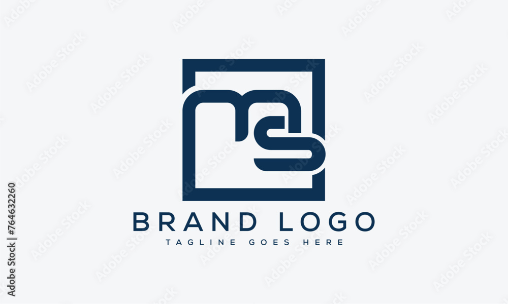 letter MS logo design vector template design for brand. letter MS logo design vector template design for brand.