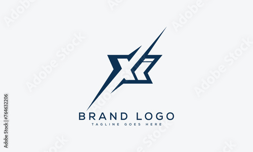 letter XI logo design vector template design for brand.