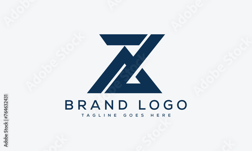 letter ZA logo design vector template design for brand.
