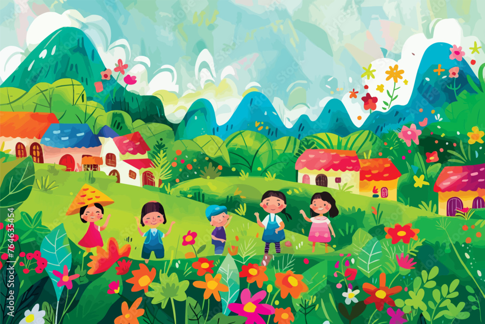 Obraz premium Children's Illustration