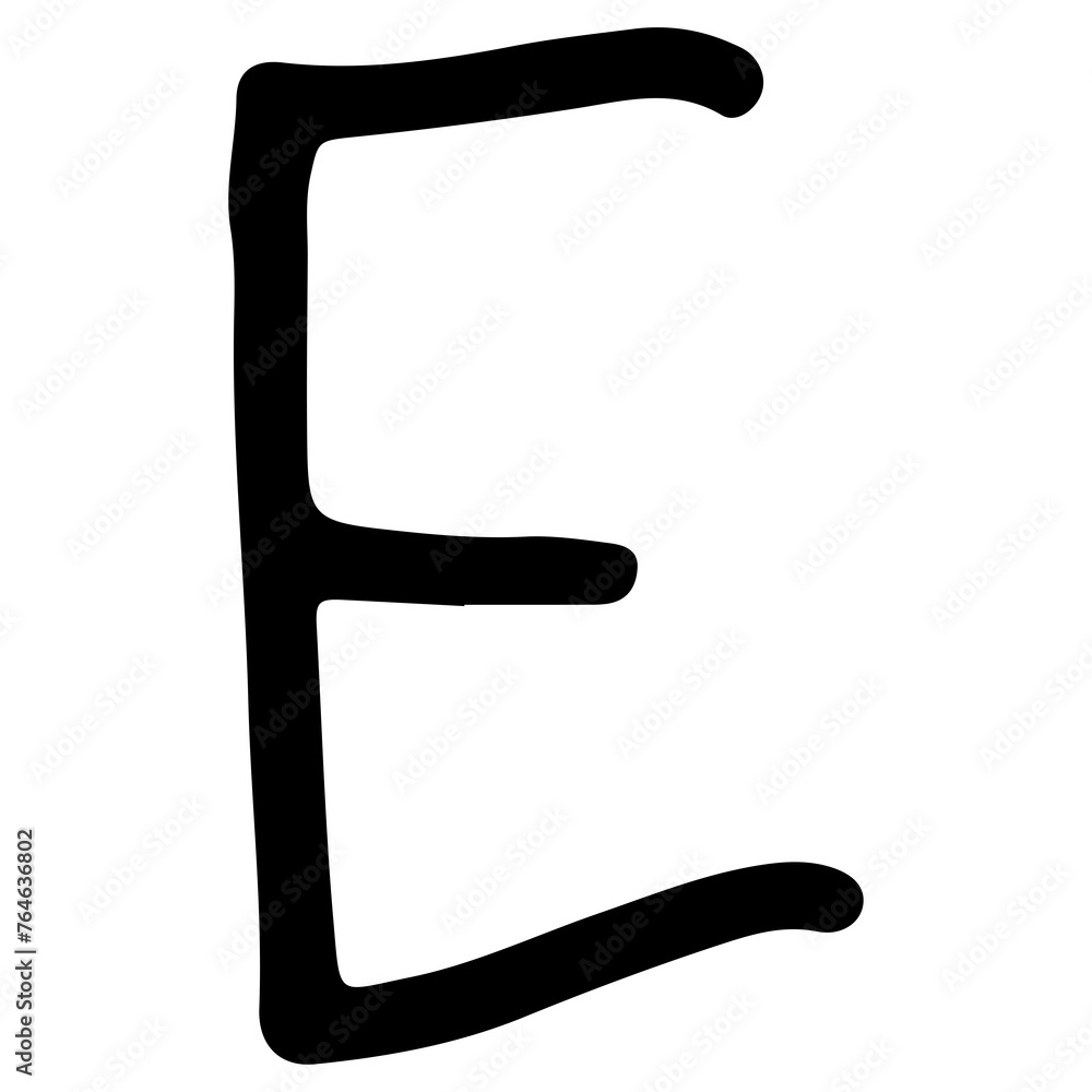 English alphabet E 5 cute, png illustration. English alphabet E 5 cute, png illustration.