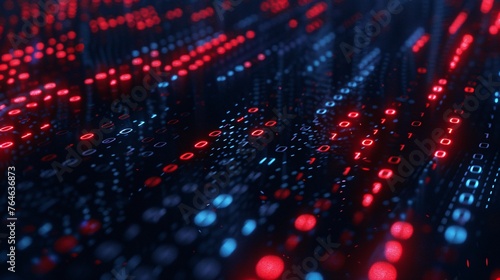 Wallpaper Mural Abstract background of digital data and binary code Torontodigital.ca