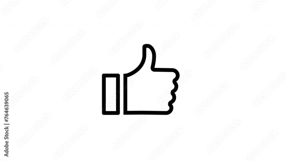 Thumb up button animated icon, transparent background embed, alpha channel included. Thumb up button animated icon, transparent background embed, alpha channel included.