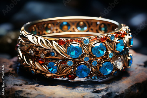 Bohemian Chic Jewelry: Casual, artistic gemstone pieces closeup.