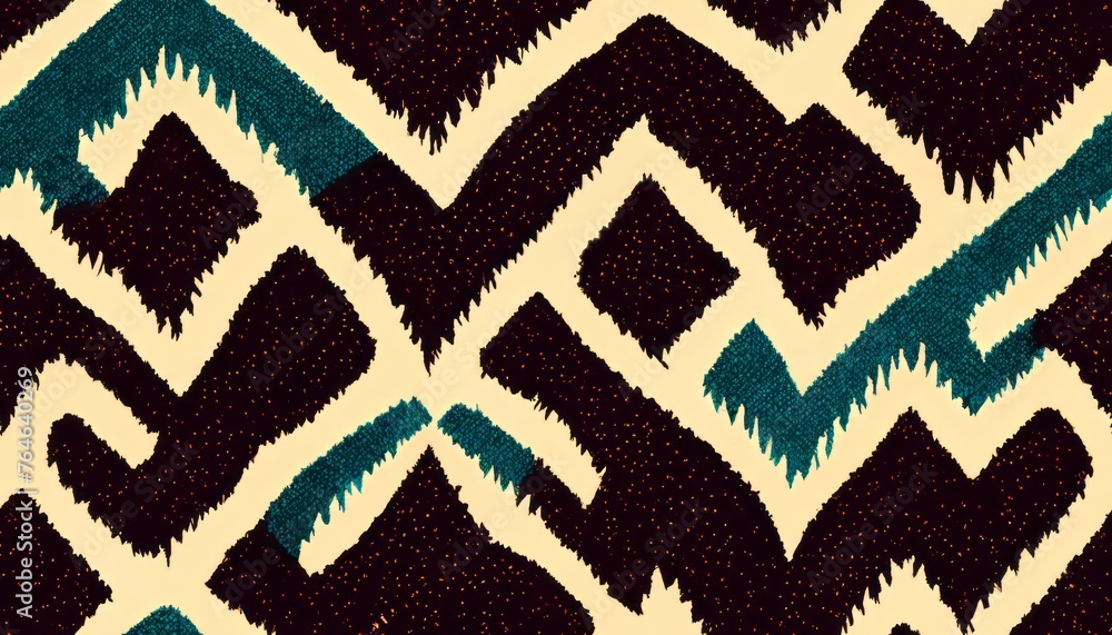 seamless pattern with Retro Argyle ikat seamless pattern with Retro Argyle ikat