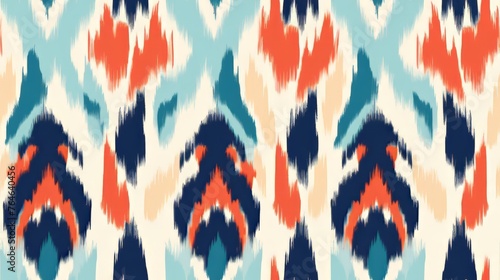 seamless pattern with Retro Argyle ikat