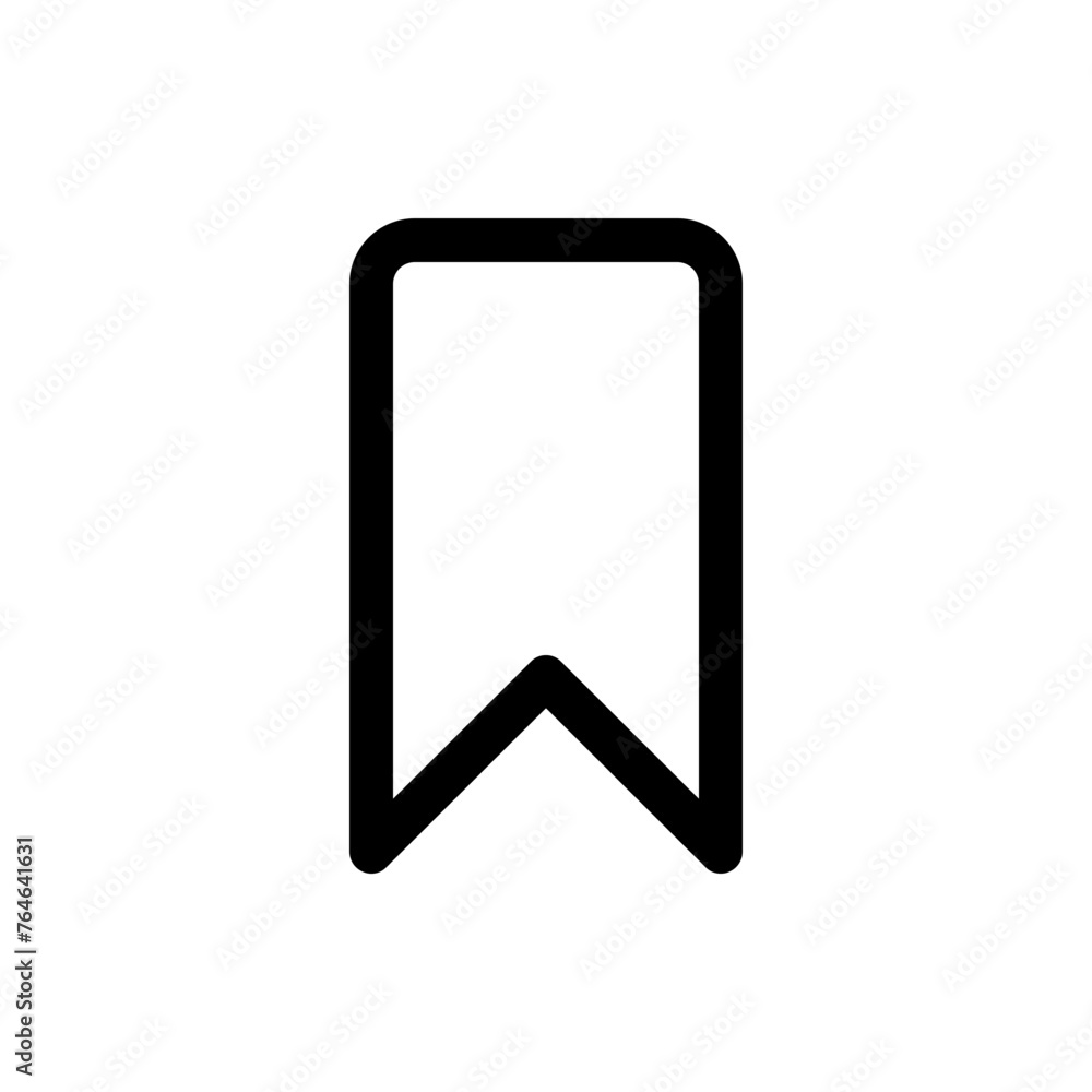 Book Mark Outline Icon Book Mark Outline Icon