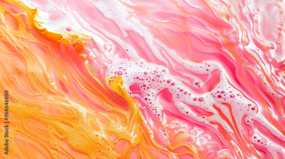 Pink and Orange Waves Background Pink and Orange Waves Background