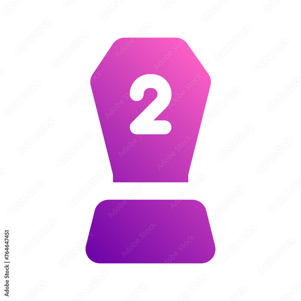 trophy gradient icon trophy gradient icon