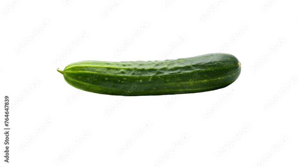 A fresh cucumber isolated on Transparent background. A fresh cucumber isolated on Transparent background.