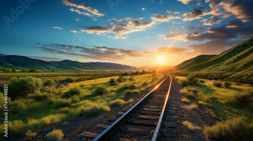 Where Adventure Rails: Dramatic Lighting on Trans-Siberian Railway's Rugged Path