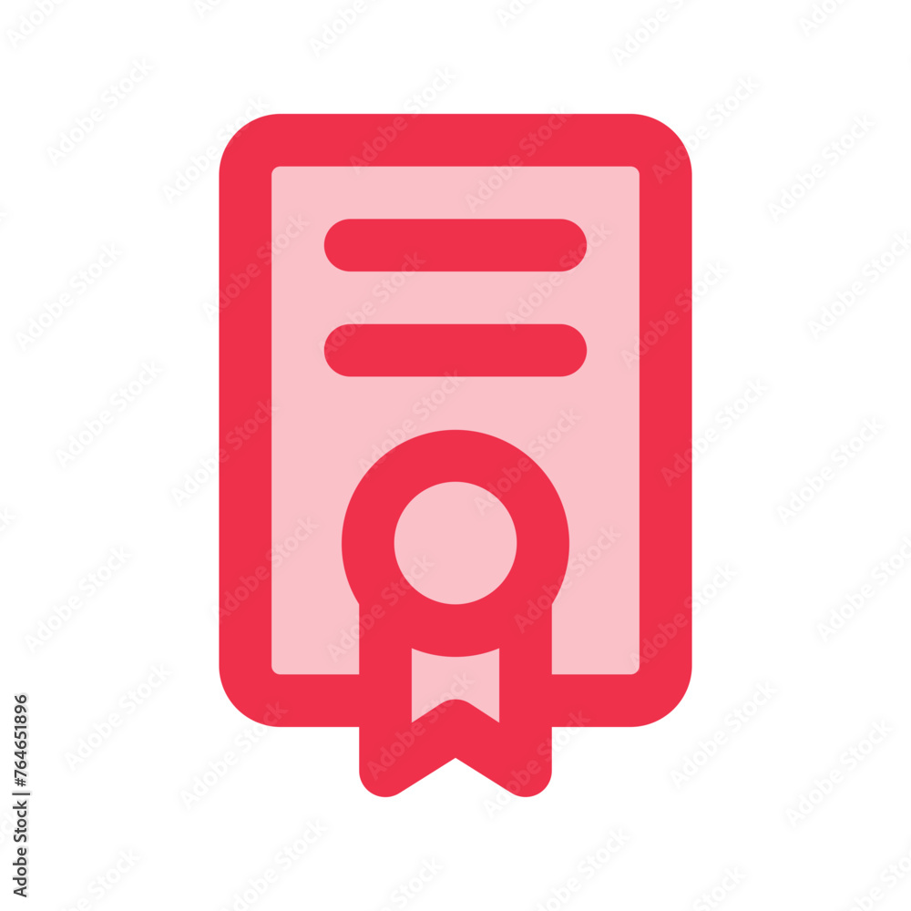 certificate outline fill icon certificate outline fill icon