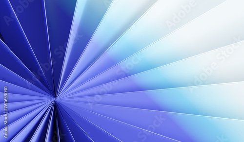 Abstract blue background with stripes - 3D illustration