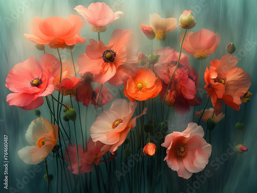 Abstract floral background