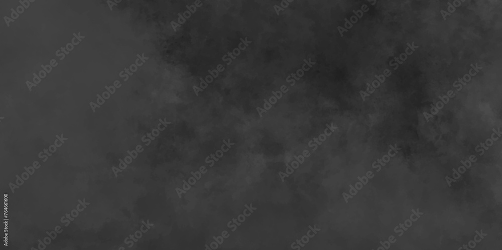 Abstract background with dark gray watercolor texture .white smoke vape dark gray rain cloud and mist or smog fog exploding canvas background .hand painted vector illustration with watercolor design. - obrazy, fototapety, plakaty 