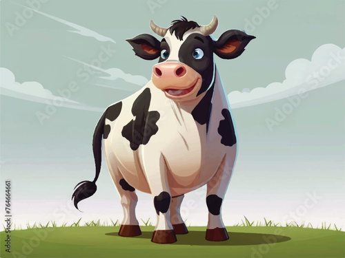 cow with milk