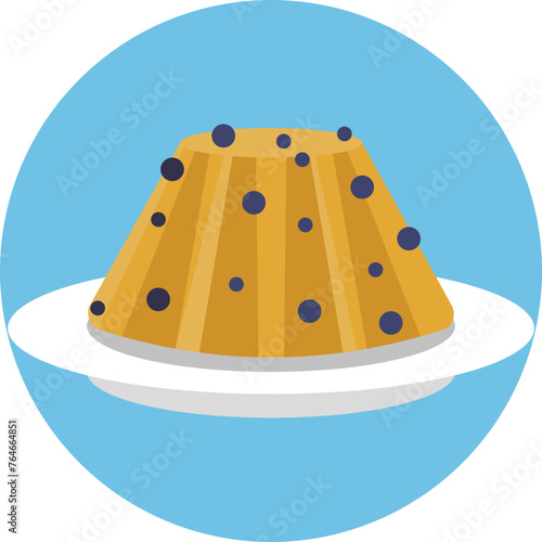 The Custard icon represents a quintessential British dessert enjoyed for generations, embodying the comforting essence of home-cooked goodness.