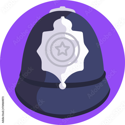The Police Hat icon honors the legacy of British law enforcement, steeped in tradition and service to the community.