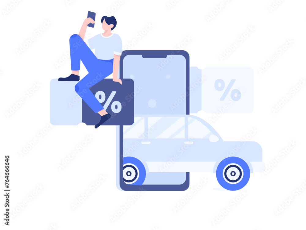 Flat vector concept operation hand drawn illustration of people taking a taxi
Flat vector concept operation hand drawn illustration of people taking a taxi