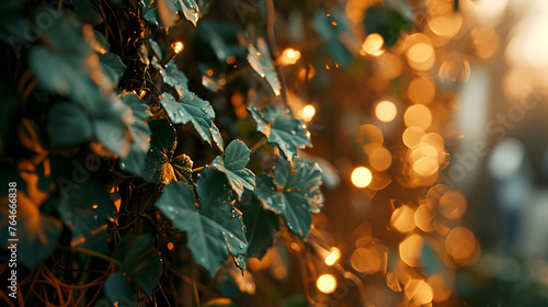 autumn leaves background,St. Patrick's Day background with bokeh defocused lights,St. Patricks Day background with green clover leaves and bokeh