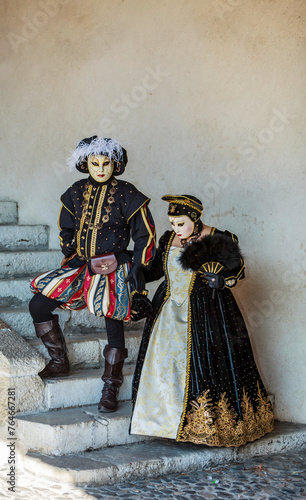 Disguised Couple - Annecy Venetian Carnival 2014