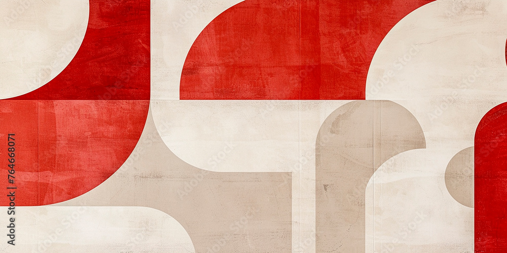 Abstract print, terracotta color in boho style Abstract print, terracotta color in boho style
