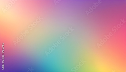 Abstract colorful background with gradient background with strong large noise effect. Color gradient, ombre. photo