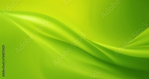  Vibrant green fabric in motion