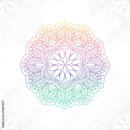 decorative mandala design background