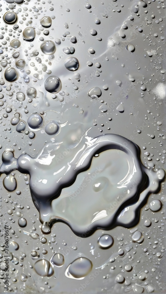 drops of water on a glass drops of water on a glass