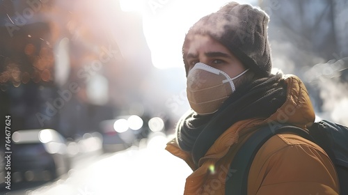 traveler wearing a mask, ep...