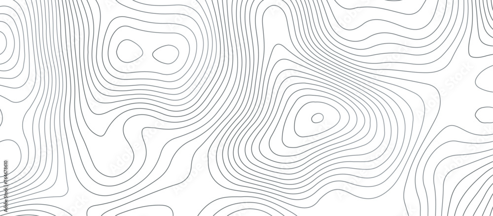 Topographic map background geographic line map pattern .panorama view gray color wave curve lines .geographic mountain relief abstract grid .the concept map of a conditional geography map .