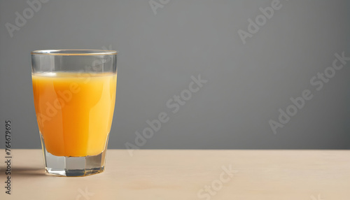 glass of juice isolated on a white background