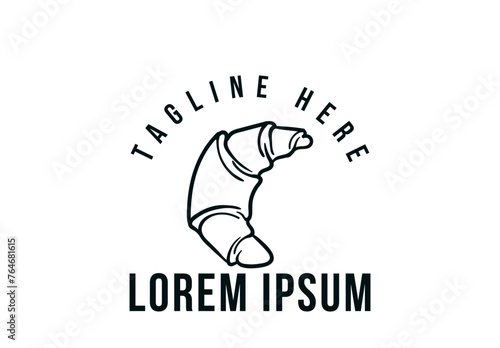 Croissant Bakery Logo
