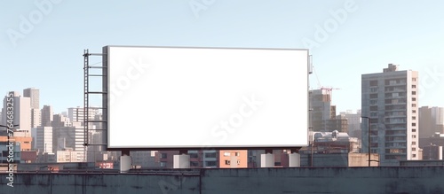 light billboard with copy space for text