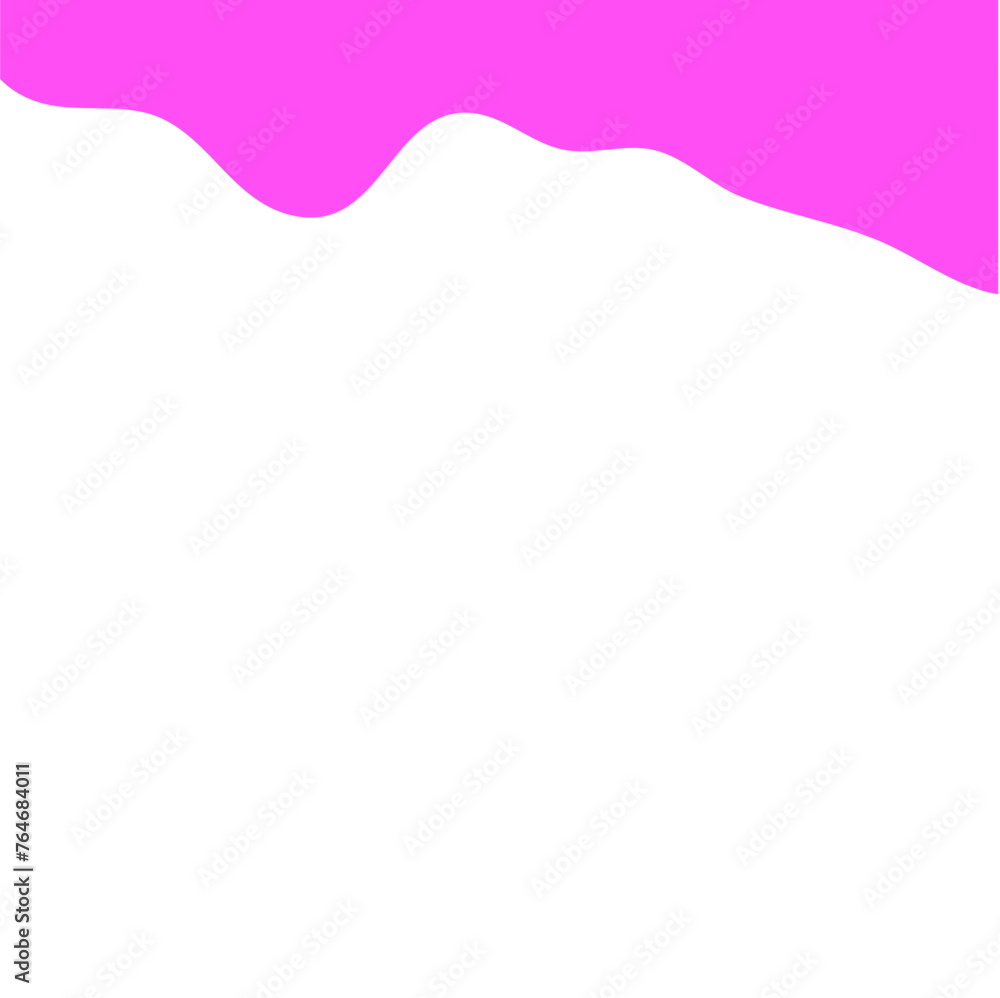 pink dividing shapes and corners for websites. Curve Line, circle, wave divider for Page Up or Down. Header frame