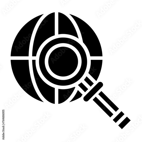 Global Search glyph icon