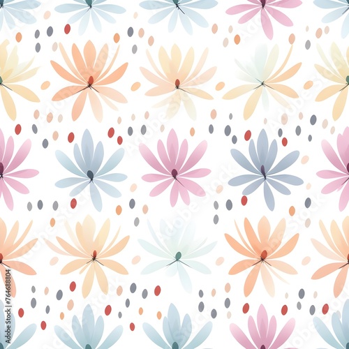 Seamless Pattern  watercolors seamless repeating pattern  white background