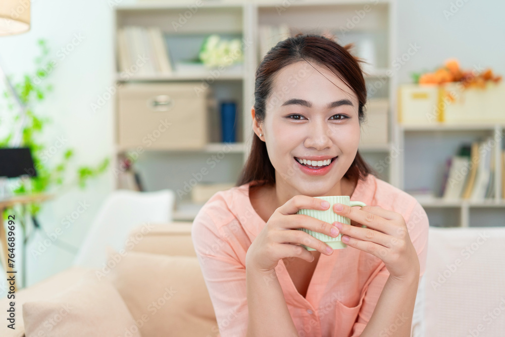 Young Asian woman at home Young Asian woman at home