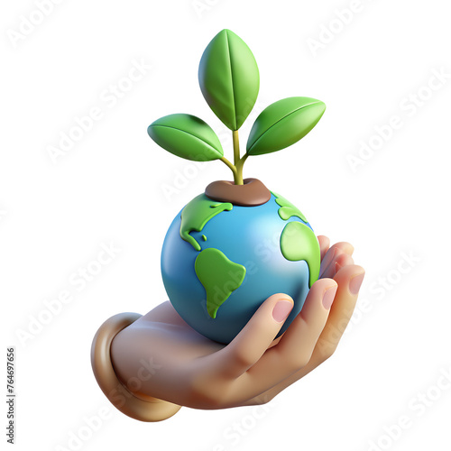 Celebrating Earth Day with a symbol of growth and unity