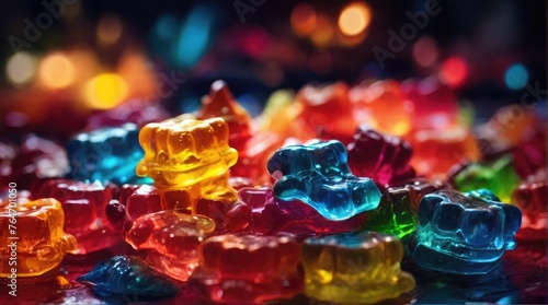 colorfull candy background