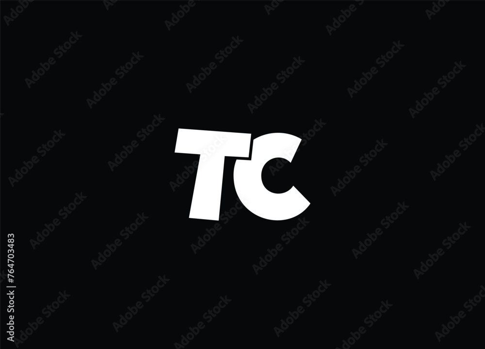TC abstract logo design and letter logo TC abstract logo design and letter logo