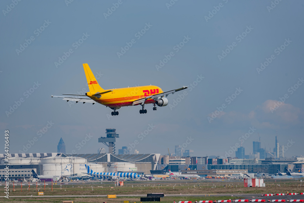 Frankfurt Flughafen Skyline Außer Betrieb 2024 stock.adobe.com