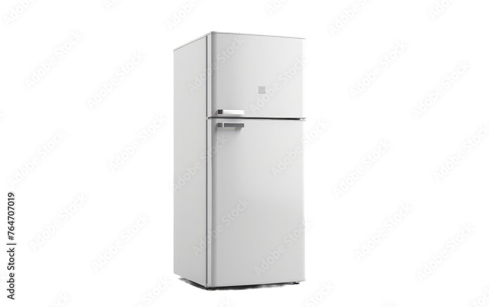 French Door Refrigerator Isolated on Transparent Background French Door Refrigerator Isolated on Transparent Background