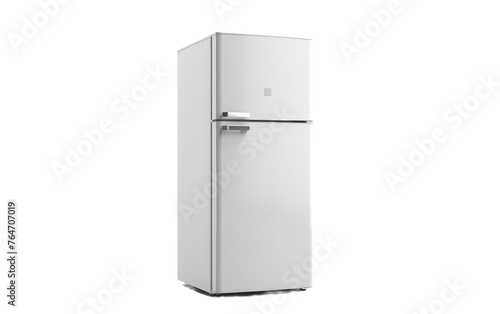 French Door Refrigerator Isolated on Transparent Background