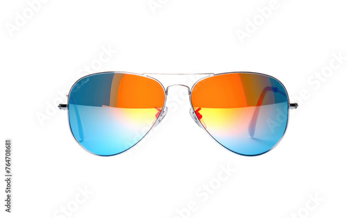 Trendy Polarized Sunglasses Isolated on Transparent Background