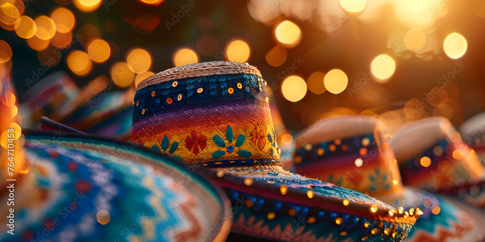 Mexican May 5 background, bright background, copy space. Mexican May 5 background, bright background, copy space.